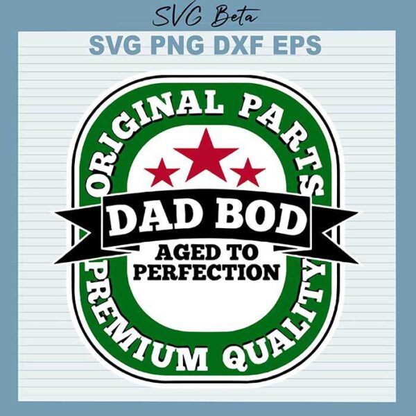 Heineken Dad Bod svg
