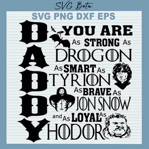 Jon Snow Daddy Game Of Thrones SVG