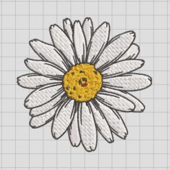 Daisy Embroidery Design