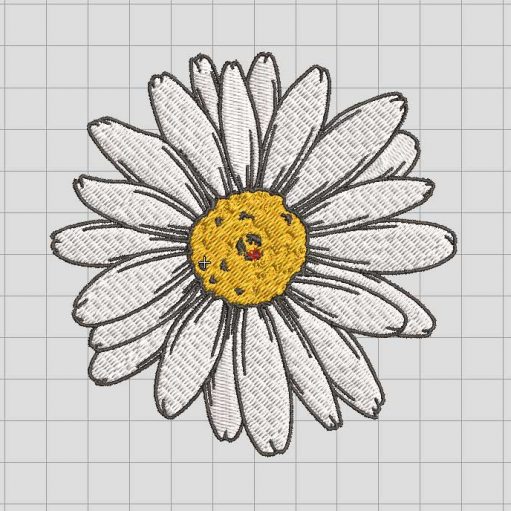 Daisy Embroidery Design