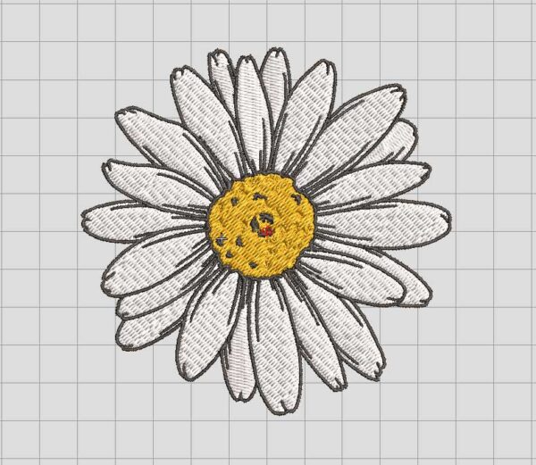 Daisy Embroidery Design