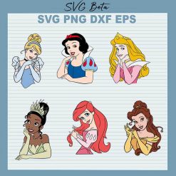 Disney Princess SVG, Disney Princess Tiana White Snow SVG, Disney SVG ...