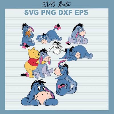 Eeyore Donkey Winnie The Pooh SVG, Eeyore SVG, Winnie The Pooh SVG ...