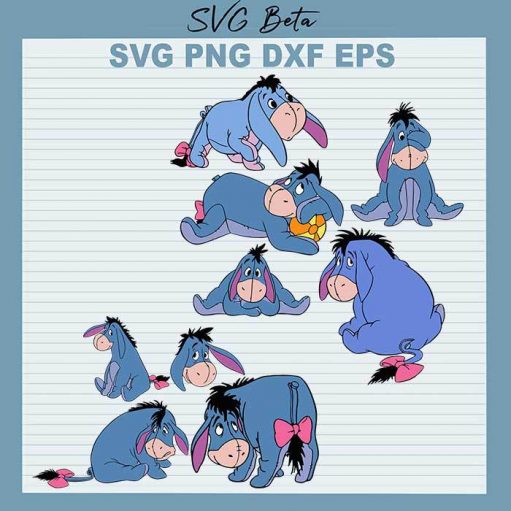 Eeyore Donkey Winnie The Pooh svg