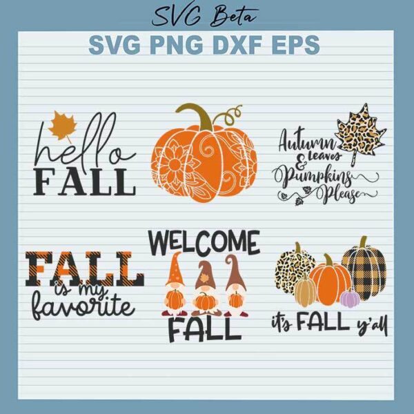 Fall is my favorite bundle svg