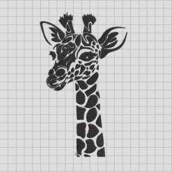 Giraffe Embroidery Design