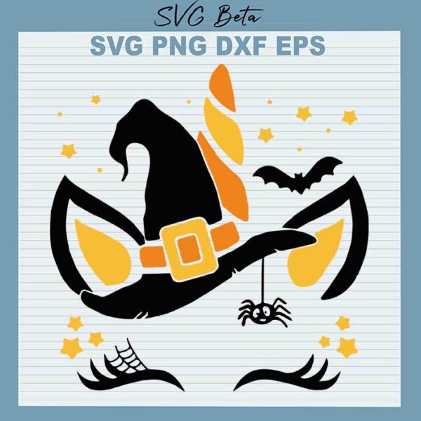 Halloween Unicorn SVG