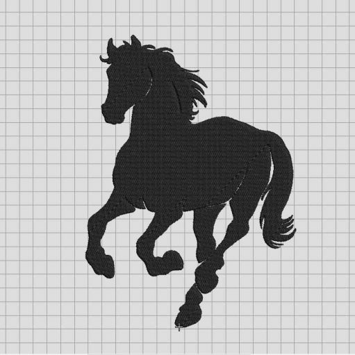 Horse Embroidery design, Horse Embroidery File, Horse Embroidery Machine pes hus files