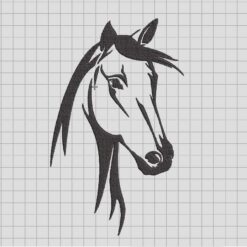 Horse Head Embroidery design