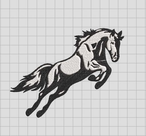 Quarter Horse Embroidery Design