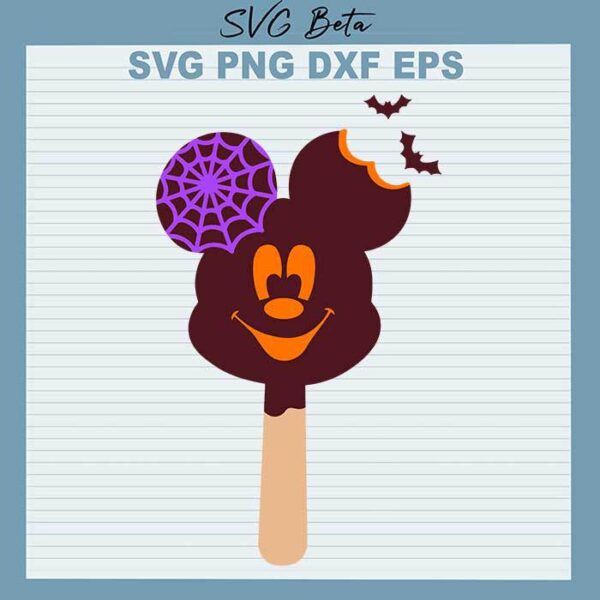 Halloween Mickey Ice Cream SVG