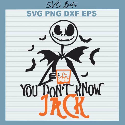 Halloween You Don'T Know Jack Svg