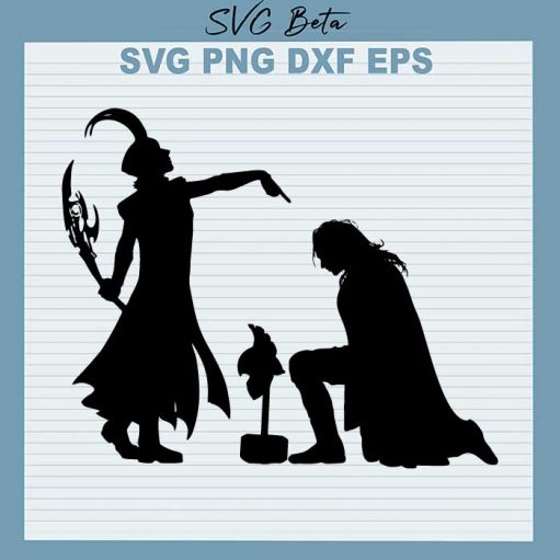 Loki kneel SVG, Loki SVG, thor SVG, marvel comic avengers svg Cut Files For Cricut