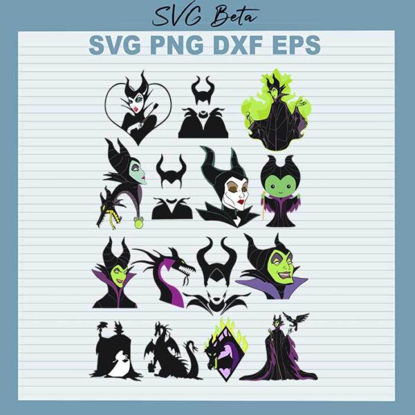 Disney Maleficent Evil Queen svg
