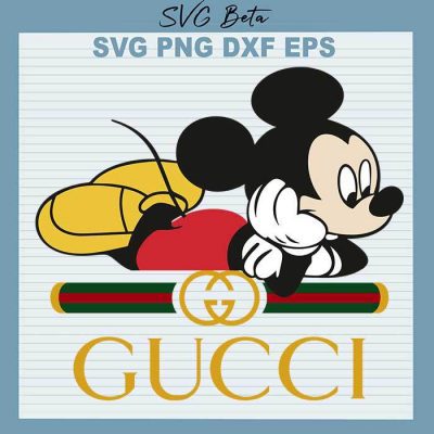 Mickey Gucci SVG, Disney Gucci SVG, Disney Mickey SVG, Mickey Mouse SVG ...