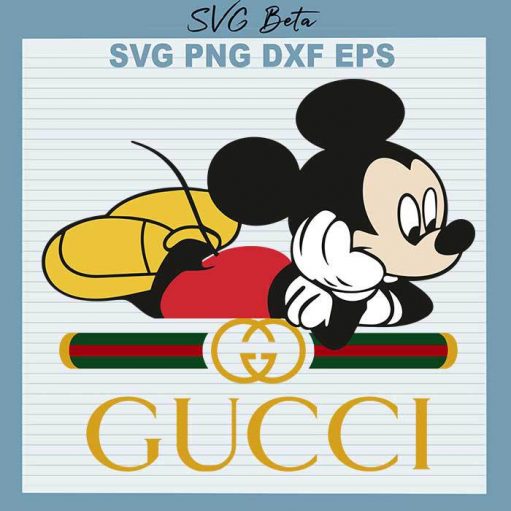 Mickey Gucci Svg