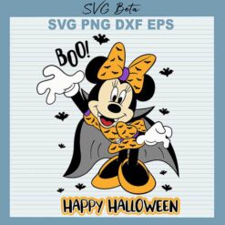 Minnie Happy Halloween SVG
