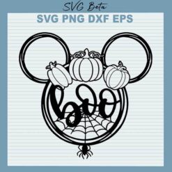 Disney Mickey Pumpkin Boo svg