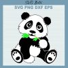 Cute Panda Svg
