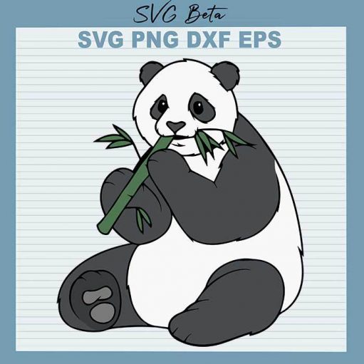 Cute Panda Bear SVG