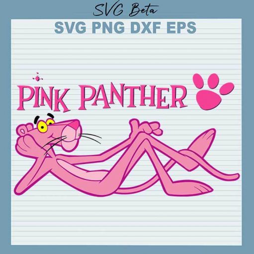 Funny Pink Panther SVG, Pink Panther SVG, The Pink Panther Cartoon SVG, Cartoon Show Cut Files
