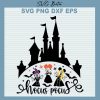 Hocus Pocus Disney Castle Svg