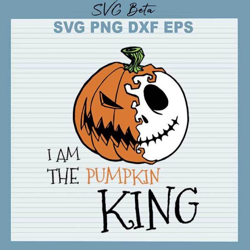 I Am The Pumpkin King Svg