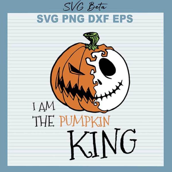 I am The Pumpkin King SVG