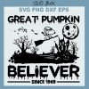 Snoopy Great Pumpkin Believe Svg