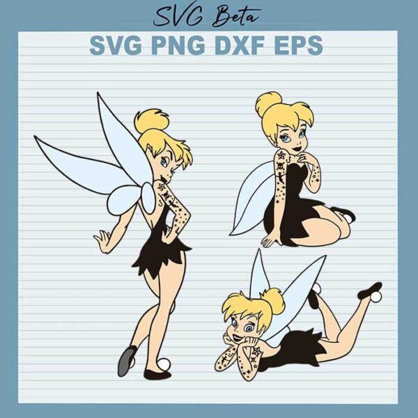 Punk Tinkerbell svg