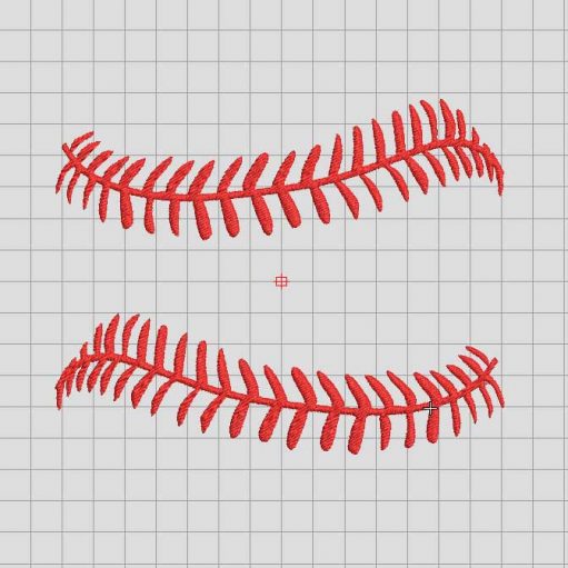 Baseball stitches Embroidery