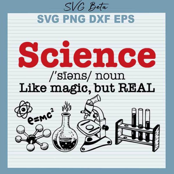 Science Like Magic But Real svg
