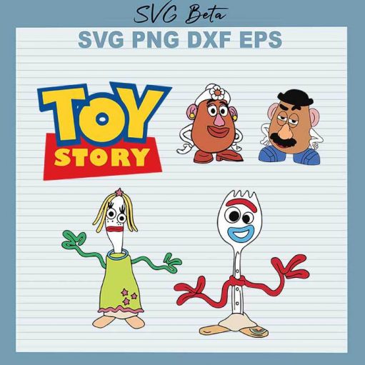 Toy Story Forky Woody Bundle SVG