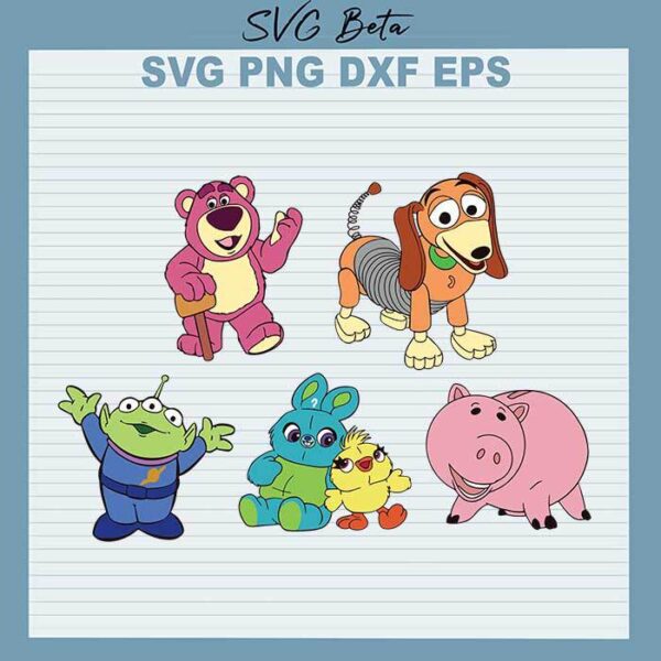 Toy Story Alien Slinky Dog SVG