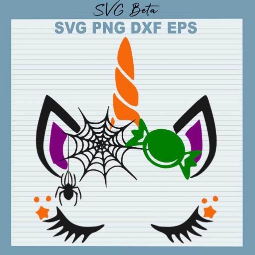 Halloween Unicorn Svg