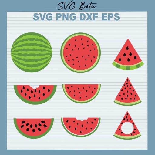 Summer Watermelon Bundle svg