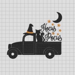 Hocus pocus Embroidery Design