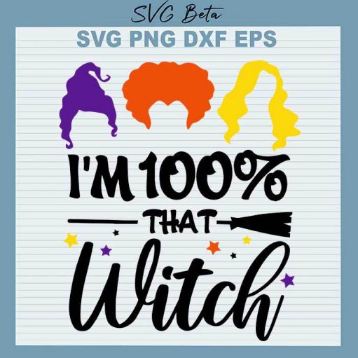 I'm 100% that witch Hocus Pocus svg