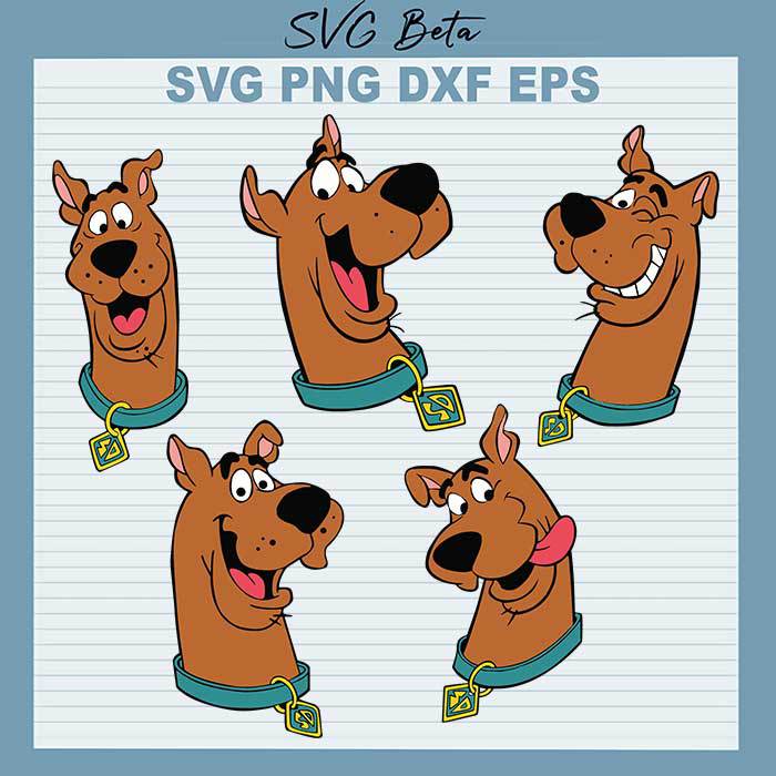 thumbnail image 2 of Scooby-Doo Head With Name Embroidered Iron-On Patch – Officially Licensed 2 of 4