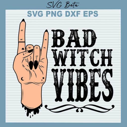 Bad Witch Vibes SVG