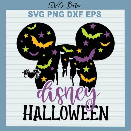 Disney Ears Halloween Svg