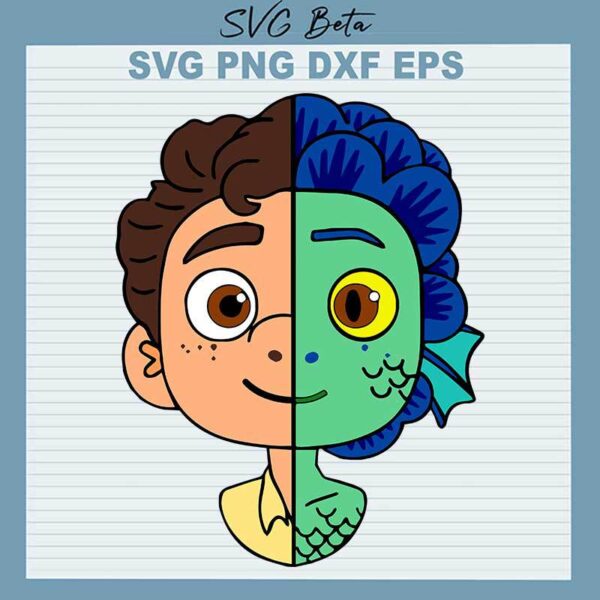 Sea Monster Luca svg