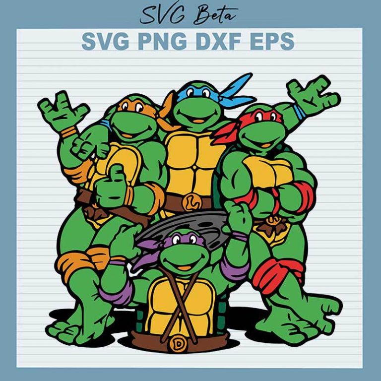 Ninja Turtle Svg Teenage Mutant Ninja Turtle Svg File