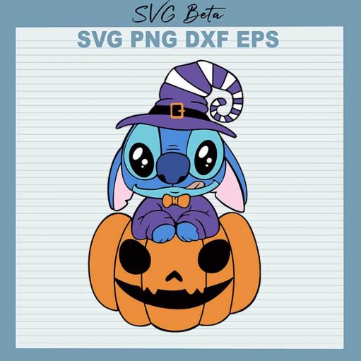 Halloween Witch Stitch Svg