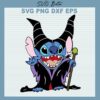 Halloween Maleficent Stitch SVG