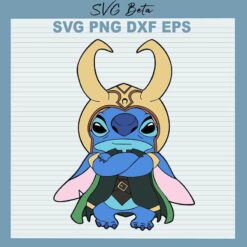 Loki Stitch SVG