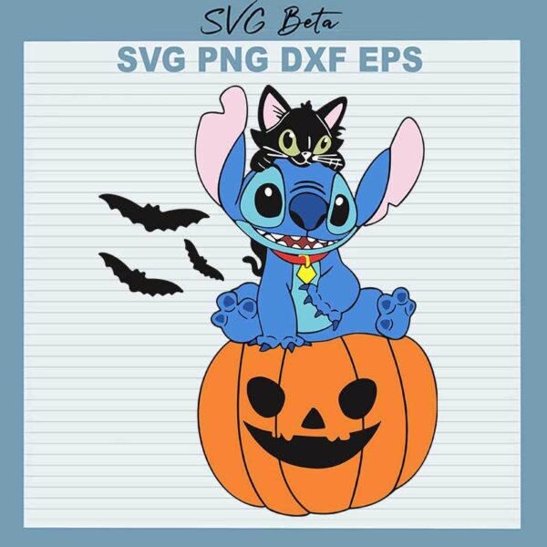 Halloween Pumpkin Stitch SVG
