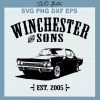 Supernatural Winchester and Son SVG