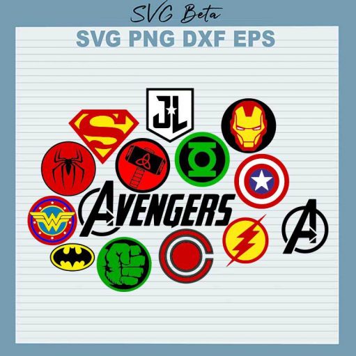 Avengers Superhero Symbol Svg
