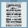 Camping Rules Summer Svg